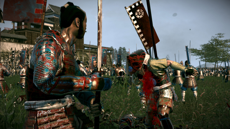 Illustration for article titled Limbs and Heads Fly Free In Total War: Shogun 2's Rating-Changing Blood Pack